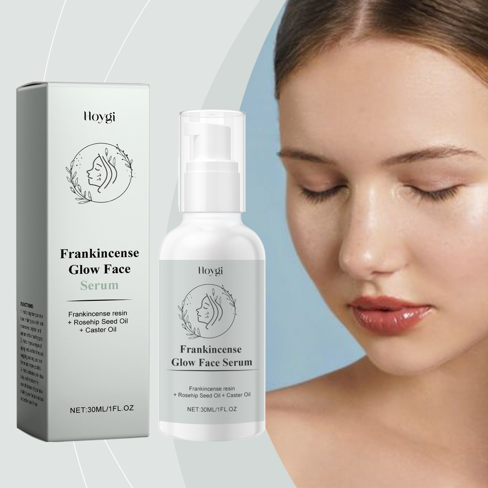 Frankincense Resin Glow Face Drops – Hydrating Nourishing Face Oil for Glowing Skin - ElevateHealthTech