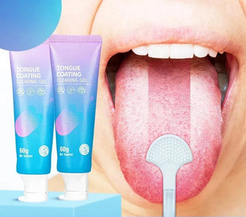 Mint Tongue Cleaning Gel & Brush Set – Fresh Breath & Daily Oral Hygiene Tool