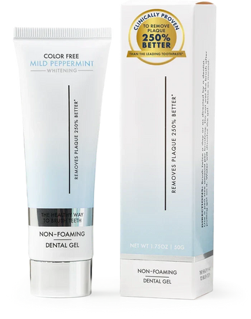 Gel Toothpaste – Mild Peppermint, Non-Foaming, Gentle Daily Oral Care, 4.2 oz