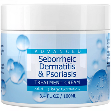 Seborrheic Dermatitis & Psoriasis Cream – Fast-Relief Moisturizer for Itchy, Flaky Skin