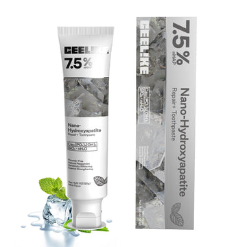CEELIKE Nano Hydroxyapatite Toothpaste – Fluoride-Free Enamel Protection & Whitening, 4.23oz