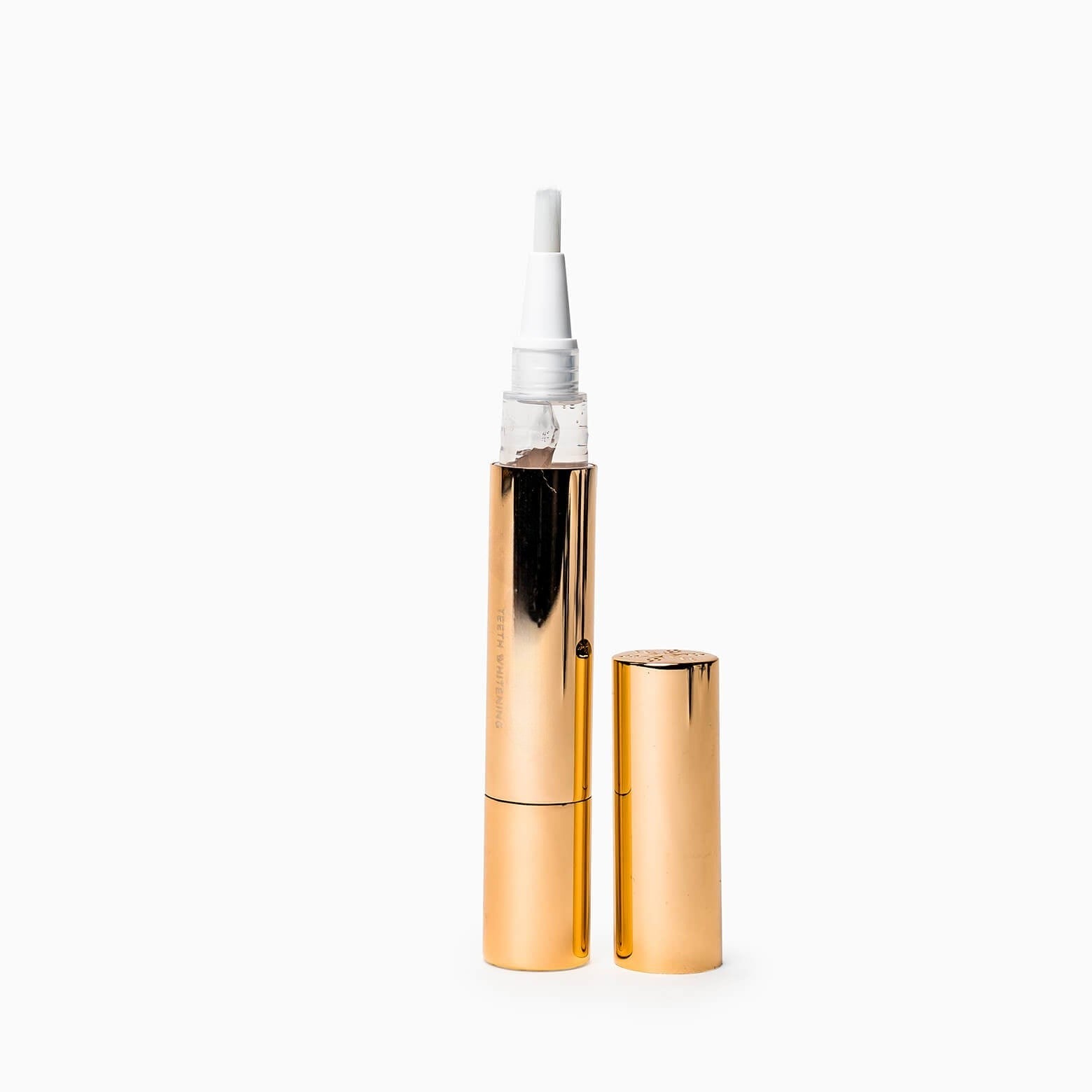 Teeth Whitening Gold Serum Pen – Dual-Peroxide Formula with Xylitol, Enamel-Safe