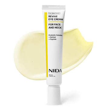 NIDA Revive Eye Cream with Retinal & Peptides – 40ml Anti-Aging Firming Cream for Eyes, Face & Neck