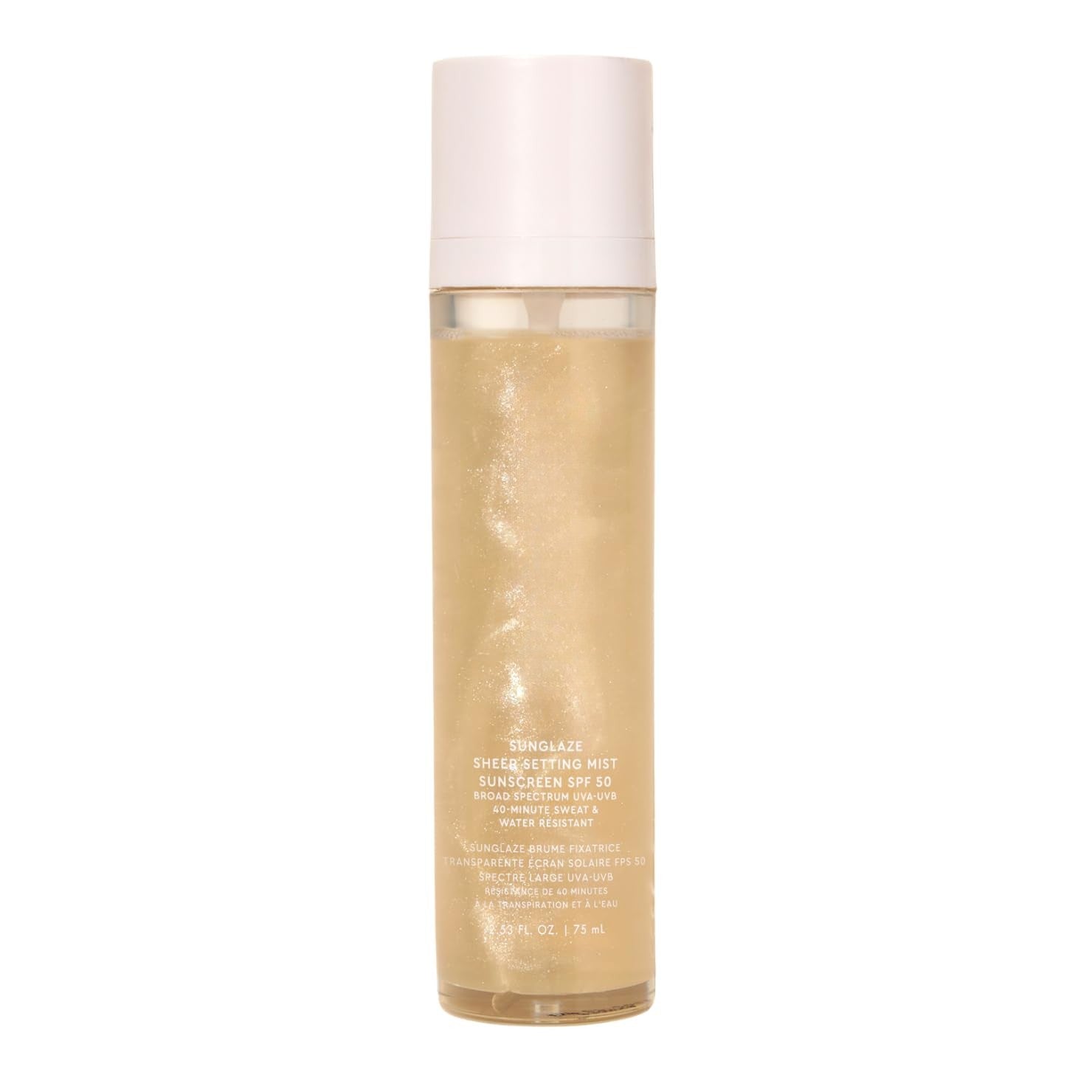 Sunglaze Sheer Setting Mist SPF 50 – Hydrating Makeup Setting Spray for Daily UV Protection