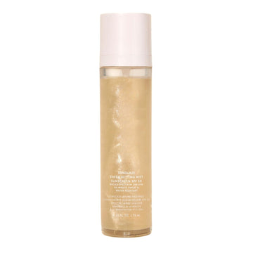 Sunglaze Sheer Setting Mist SPF 50 – Hydrating Makeup Setting Spray for Daily UV Protection