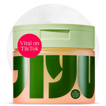 Jiyu Toning Polish Pads – Exfoliating & Hydrating Korean Skincare (100 Count)