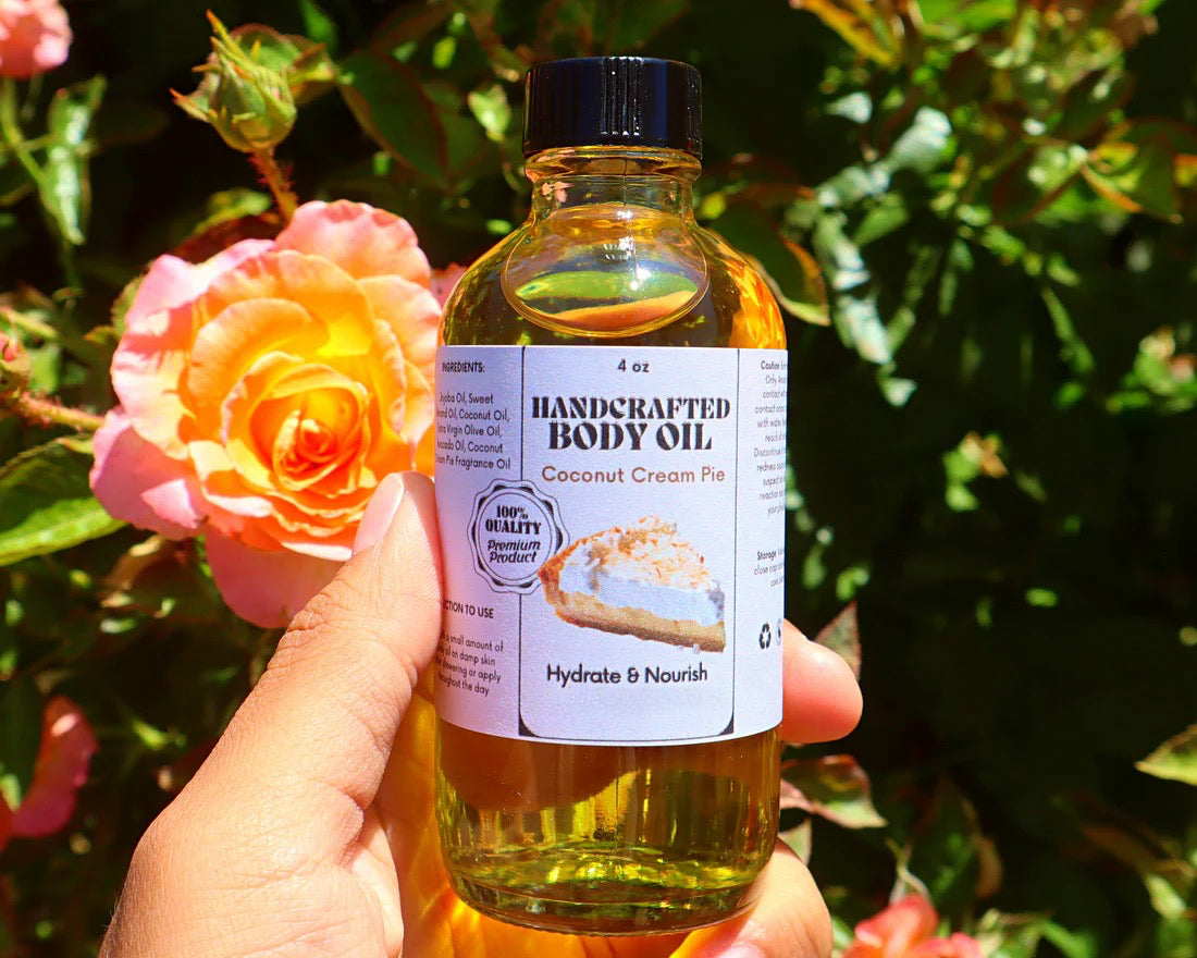 Handcrafted Body Oil – Luxurious Moisturizing Oil in a Variety of Scents - ElevateHealthTech