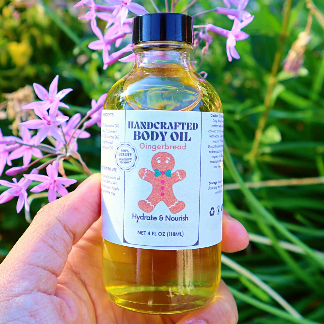 Handcrafted Body Oil – Luxurious Moisturizing Oil in a Variety of Scents - ElevateHealthTech
