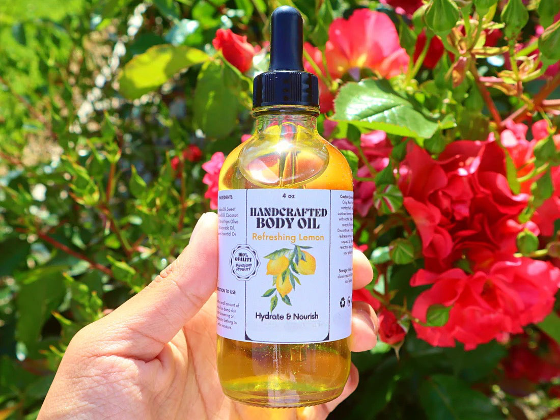 Handcrafted Body Oil – Luxurious Moisturizing Oil in a Variety of Scents - ElevateHealthTech