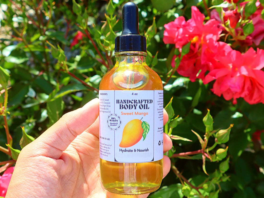 Handcrafted Body Oil – Luxurious Moisturizing Oil in a Variety of Scents - ElevateHealthTech