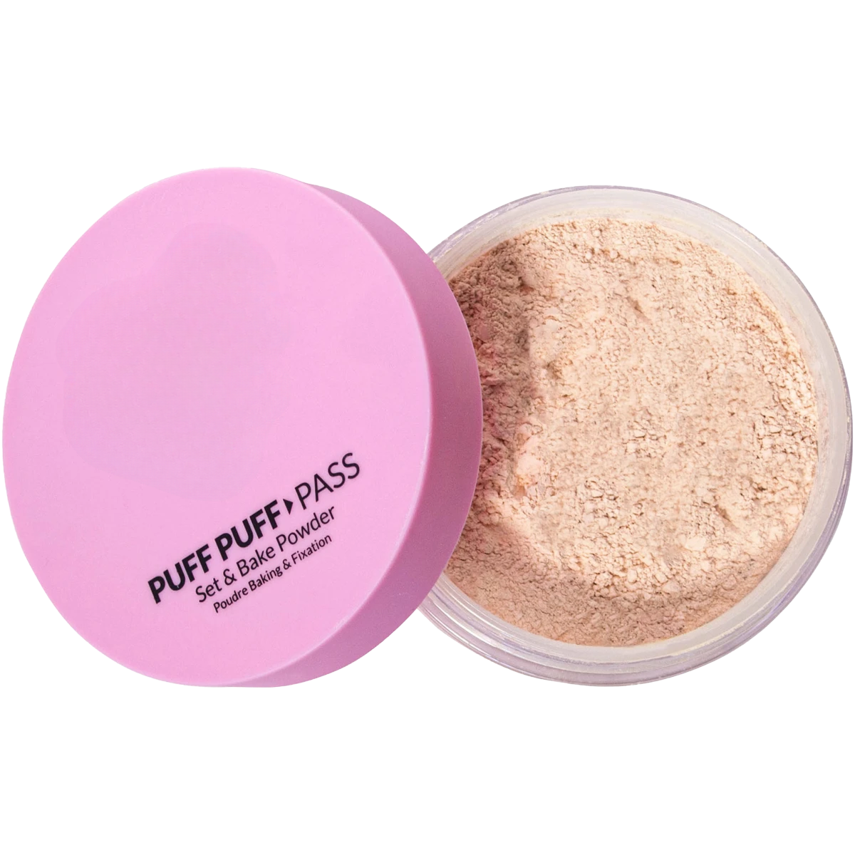 Puff Puff Pass Set & Bake Powder – Translucent, Crease-Proof Setting Powder for All Skin Types