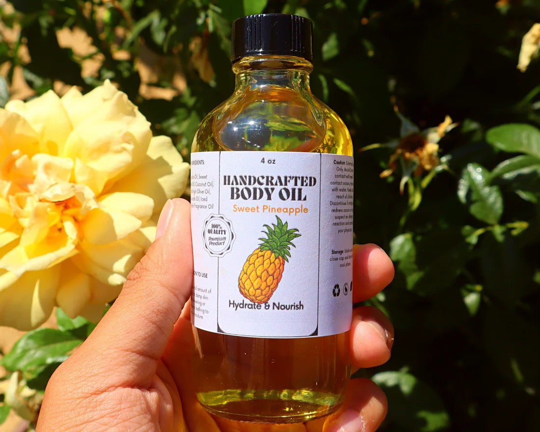 Handcrafted Body Oil – Luxurious Moisturizing Oil in a Variety of Scents - ElevateHealthTech