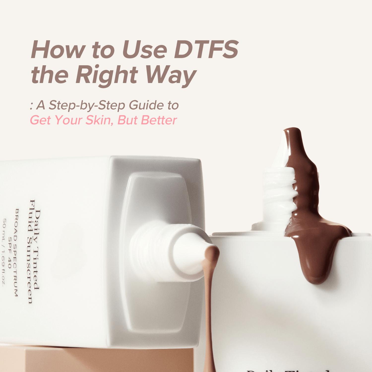 Daily Glow Tinted SPF 50+ Fluid – Lightweight Sunscreen with Sheer Coverage - ElevateHealthTech