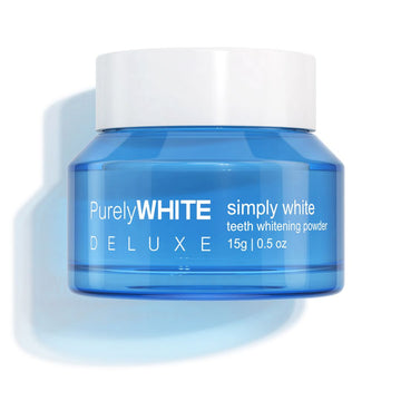 PurelyWhite Deluxe Whitening Powder – Fluoride-Free, Enamel-Safe Toothpaste Alternative