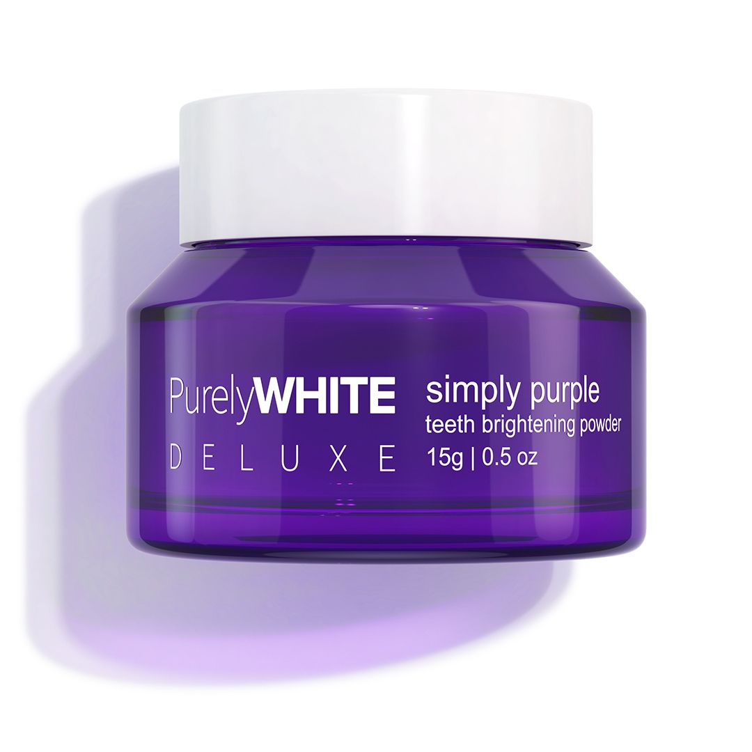 PurelyWhite Deluxe Simply Purple – Enamel-Safe Tooth Powder for Instant Whitening, 30g
