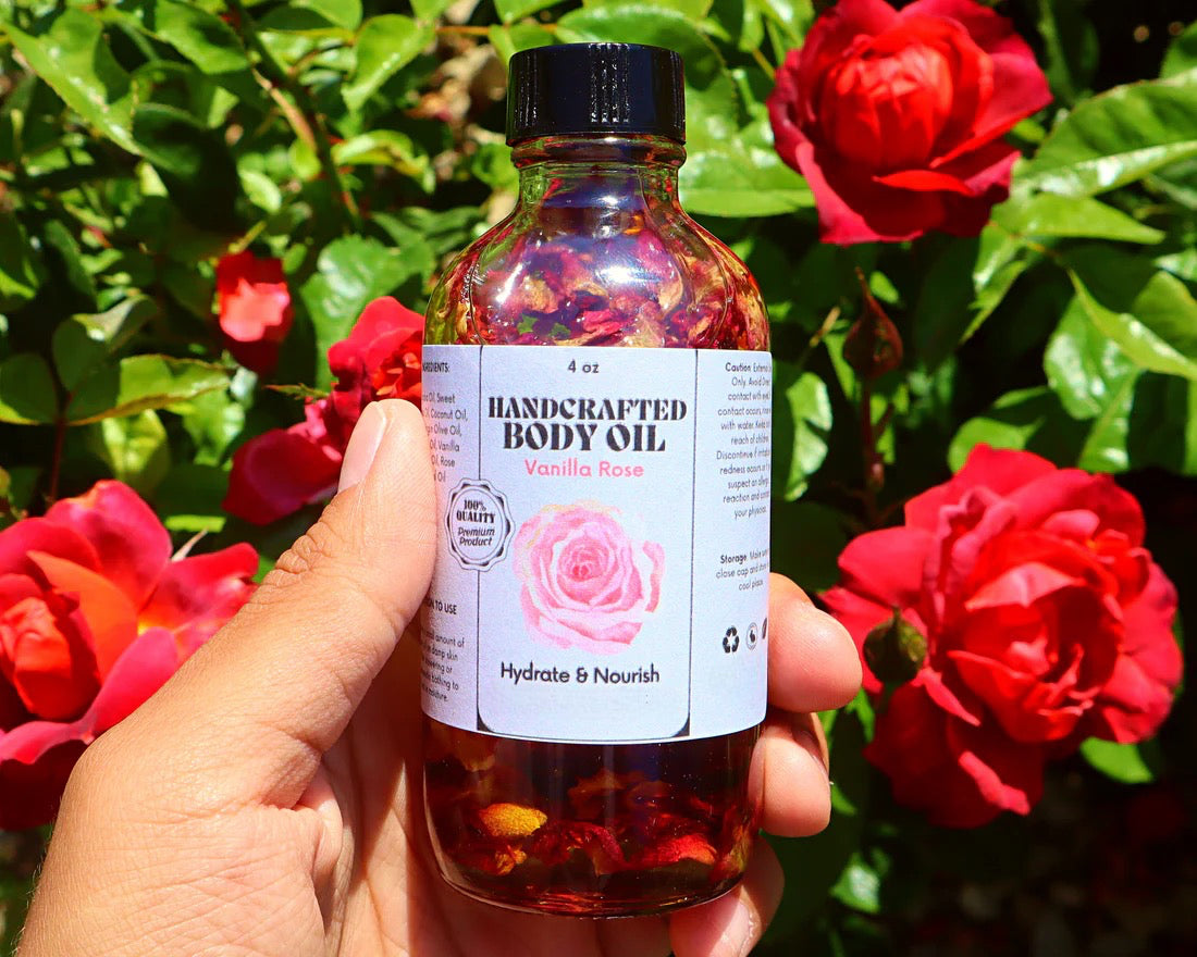 Handcrafted Body Oil – Luxurious Moisturizing Oil in a Variety of Scents - ElevateHealthTech