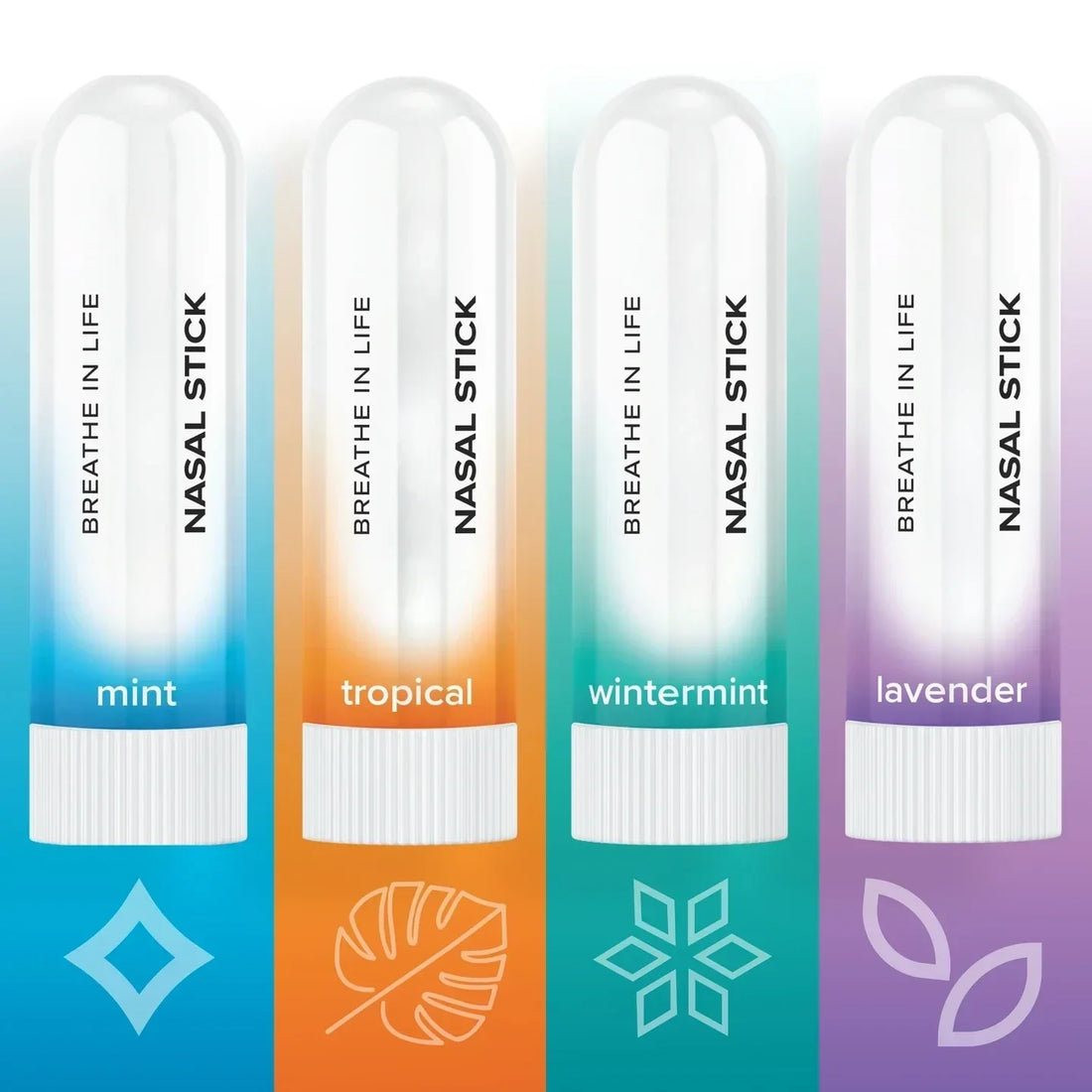 Nasal Stick – 4-Pack Aromatherapy Inhaler for Instant Cooling & Mental Clarity