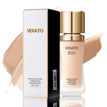 VIXATO Liquid Foundation – 30ml 3-in-1 Hydrating Concealer & Moisturizing Makeup