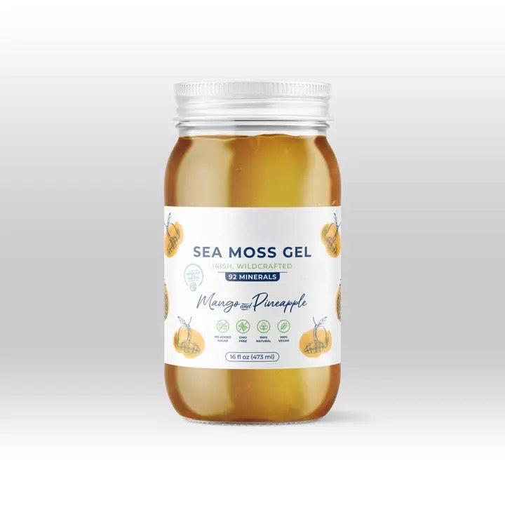 Sea Moss Gel Mango & Pineapple – Tropical Superfood for Health & Wellness - ElevateHealthTech